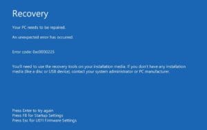 recovery windows